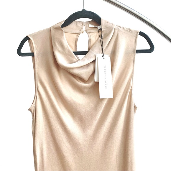 Veronica Beard Kura Dress in Sand NEW - Picture 4 of 9